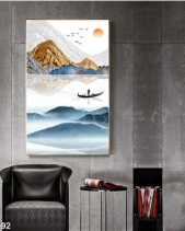 Tranh Dãy Núi Và Con Sông Tgh992 - belovedbeyond.com