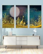 Tranh Hươu Cao Cổ Dưới Trăng Tgh1019 - belovedbeyond.com