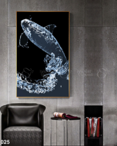 Tranh Cá Voi Nước Tgh1025 - belovedbeyond.com