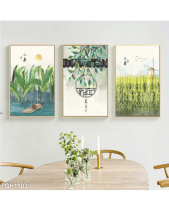 Tranh Lá Cây Và Cánh Đồng Tgh1103 - belovedbeyond.com