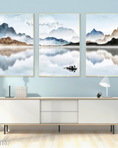 Tranh Dãy Núi Và Sông Tgh1107 - belovedbeyond.com