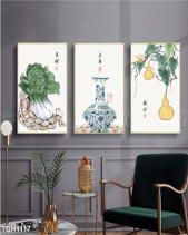 Tranh Bắp Cải Và Quả Bầu Tgh1117 - belovedbeyond.com