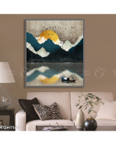 Tranh Dãy Núi Và Sông Tgh1141 - belovedbeyond.com