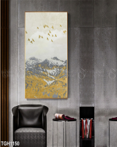 Tranh Núi Và Đàn Chim Tgh1150 - belovedbeyond.com