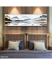 Tranh Con Thuyền Trên Sông Tgh1191 - belovedbeyond.com