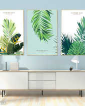 Tranh Canvas Lá Xanh Tgh1195 - belovedbeyond.com