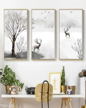 Tranh Cây Và Tuyết Tgh1208 - belovedbeyond.com