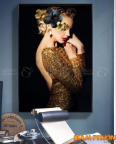 Tranh Cô Gái Tgh1418 - belovedbeyond.com