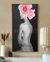 Tranh Cô Gái Hoa Hồng Tgh1796 - belovedbeyond.com