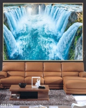 Tranh Phong Cảnh Thác Nước Hùng Vĩ 035Ttn - belovedbeyond.com