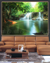 Tranh Phong Cảnh Thác Nước Hùng Vĩ 046Ttn - belovedbeyond.com