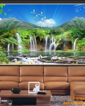 Tranh Thác Nước Đẹp 456Ttn - belovedbeyond.com