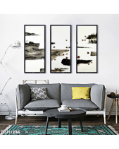 Tranh Trừu Tượng Trắng Đen Tgh1234 - belovedbeyond.com