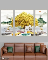 Tranh Decor Cây Vàng Và Chú Hươu Tgh1327 - belovedbeyond.com