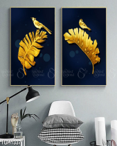 Tranh Chiếc Lá Và Chim Vàng Tgh1337 - belovedbeyond.com