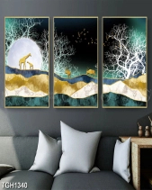 Tranh Decor Hươu Vàng Trên Núi Tgh1340 - belovedbeyond.com