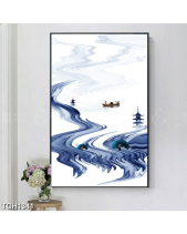 Tranh Trừu Tượng Sông Bạc Tgh1341 - belovedbeyond.com
