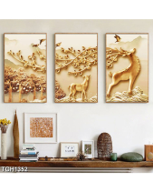 Tranh Decor 3D Chú Hươu Vàng Tgh1352 - belovedbeyond.com