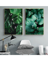 Tranh Bộ 2 Tấm Chiếc Lá Xanh Tgh1396 - belovedbeyond.com