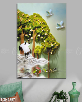 Tranh Decor Phong Thủy Tùng Hạc Diên Niên Tgh1397 - belovedbeyond.com