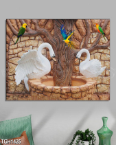 Tranh Hai Chú Thiên Nga Tgh1425 - belovedbeyond.com