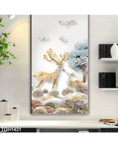 Tranh Hai Mẹ Con Hươu Tgh1431 - belovedbeyond.com