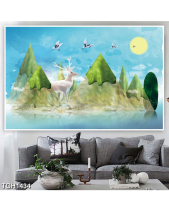Tranh Chú Hươu Trắng Tgh1434 - belovedbeyond.com