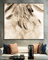 Tranh Những Chiếc Lông Trắng Tgh1439 - belovedbeyond.com