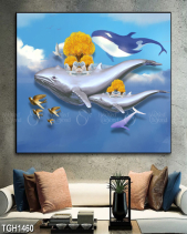 Tranh Những Chú Cá Voi Tgh1460 - belovedbeyond.com