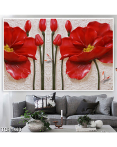 Tranh Bông Hoa Đỏ Tgh1469 - belovedbeyond.com