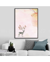 Tranh Chú Hươu Sừng Hoa Tgh1522 - belovedbeyond.com