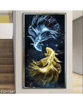 Tranh Hai Chú Cá Nghệ Thuật Tgh1547 - belovedbeyond.com