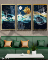 Tranh Dải Sóng Xanh Tgh1573 - belovedbeyond.com