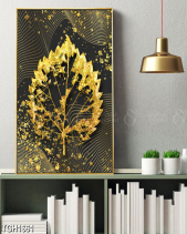 Tranh Chiếc Lá Vàng Nghệ Thuật Tgh1661 - belovedbeyond.com
