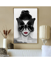 Tranh Cô Gái Và Cánh Bướm Tgh1799 - belovedbeyond.com