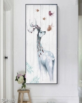 Tranh Hươu Tuyết Tgh1803 - belovedbeyond.com