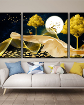 Tranh Hươu Tài Lộc 657 - belovedbeyond.com