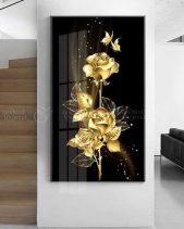 Tranh Hoa Hồng Đen Nghệ Thuật - belovedbeyond.com