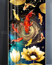 Tranh Cửu Ngư Quần Hội - belovedbeyond.com