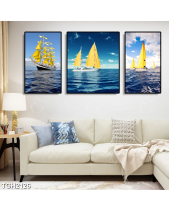 Tranh Thuyền Buồm Vàng Tgh2126 - belovedbeyond.com