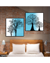 Tranh Vuông 2 Tấm Cây Tgh2156 - belovedbeyond.com