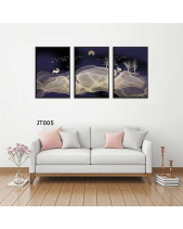 Tranh Hươu Dưới Trăng Jc005 - belovedbeyond.com