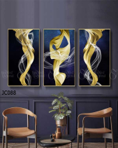 Tranh Dải Lụa Vàng Jc088 - belovedbeyond.com