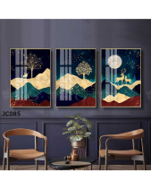 Tranh Dãy Núi Và Hươu Jc085 - belovedbeyond.com