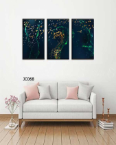 Tranh Đàn Cá Và Bướm Jc068 - belovedbeyond.com