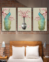 Tranh 3D Chim Công Và Lọ Hoa Tgh2176 - belovedbeyond.com