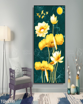 Tranh 3D Hoa Sen Vàng Tgh2195 - belovedbeyond.com