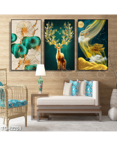 Tranh Phong Thủy Ca Hươu Núi Vàng Tgh2204 - belovedbeyond.com