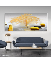 Tranh Hươu Dưới Gốc Cây Kim Tiền Tgh2234 - belovedbeyond.com