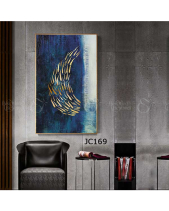 Tranh Đàn Cá Giọt Nước Jc169 - belovedbeyond.com